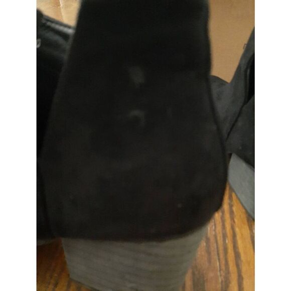 Size 9 Mata Breakaway Black Booties Ankle Boots Pointed Toe Shoes - Picture 4 of 8